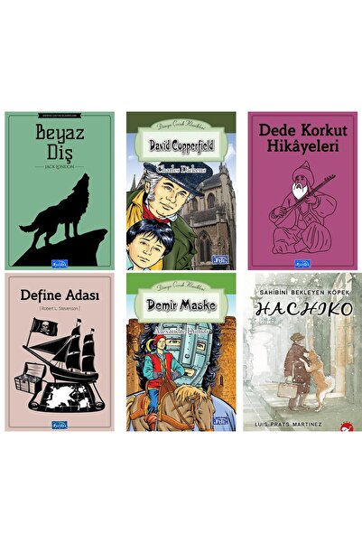 Beyaz Balina Yayınları BEYAZ BALİNA YAYINLARI ORTA ÖĞRETİM HACHIKO 6 KİTAP SET