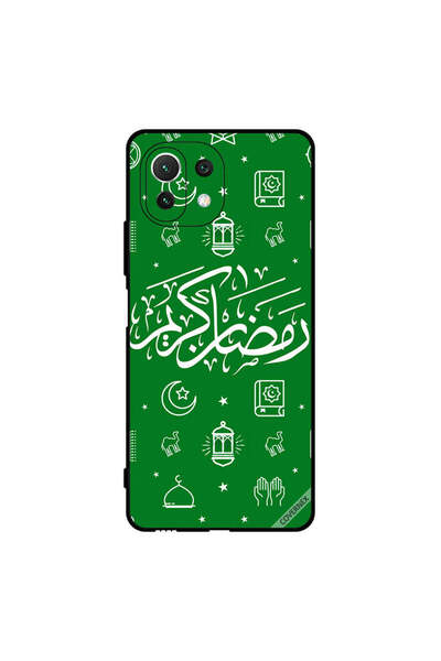 Covernex غطاء حماية لهاتف شاومي مي 11 لايت - رمضان كريم - أخضر