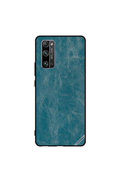 Covernex غطاء حماية لهاتف Honor 30 Pro+ بنمط جلدي أزرق