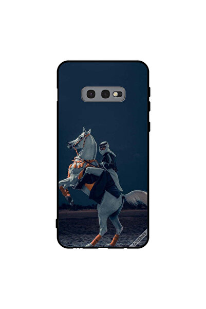 Covernex غطاء حماية لهاتف سامسونج جالاكسي S10e - شاب على حصان