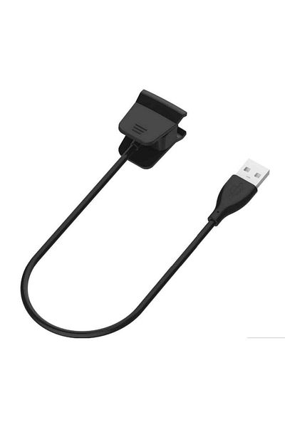 Edman Charging Cable for Fitbit Alta HR Bracelet with Restart Function, Black