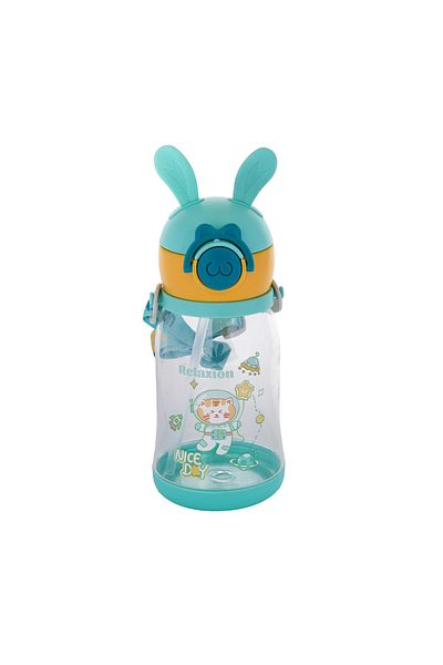 Relaxion , Eared, Neck Hanger, Imported Luxury Green Flask/Water Bottle 600 ml (444)