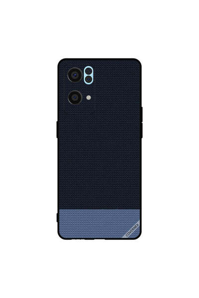 Covernex غطاء حماية لهاتف Oppo Reno7 Pro 5G بنقشة أشكال منقطة باللون الأزرق