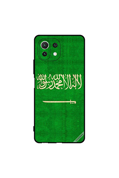 Covernex غطاء حماية لهاتف شاومي مي 11 لايت بعلم المملكة العربية السعودية العتيق