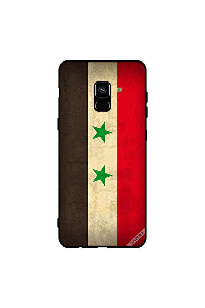 Covernex غطاء حماية لهاتف سامسونج جالاكسي A8+ (2018) علم سوريا