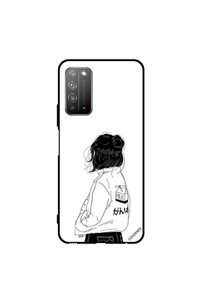 Covernex غطاء حماية لهاتف Honor X10 5G فتاة تفكر بعمق كبير