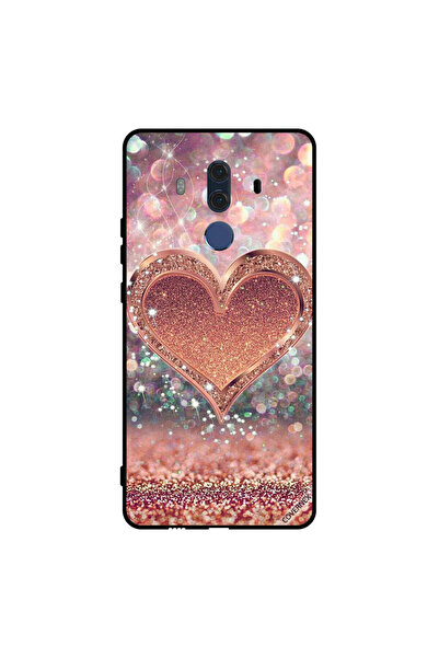 Covernex غطاء حماية لهاتف هواوي ميت 10 برو - قلب ذهبي لامع
