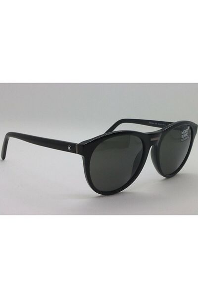 Mont Blanc NEW MONT BLANC MB 506S 01A BLACK SILVER AUTHENTIC FRAME SUNGLASSES