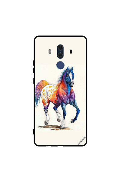 Covernex غطاء حماية لهاتف هواوي ميت 10 برو - حصان ملون