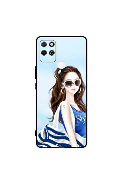 Covernex غطاء حماية لهاتف Honor Play 5T بتصميم قميص أزرق