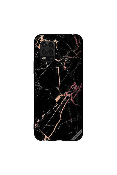 Covernex غطاء حماية لهاتف شاومي مي 10 لايت 5G بنمط رخامي أسود