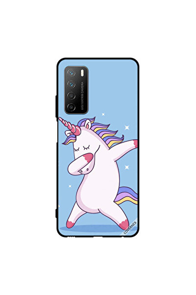 Covernex غطاء حماية لهاتف Honor Play 4 Unicorn Dab Blue