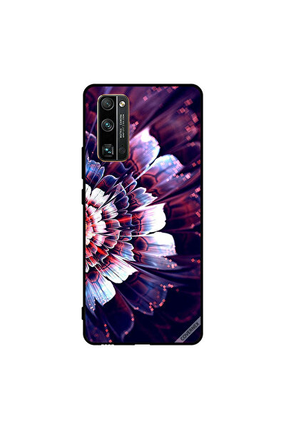 Covernex غطاء حماية لهاتف Honor 30 Pro مع زهرة كبيرة منعكسة على الجانب الأيسر