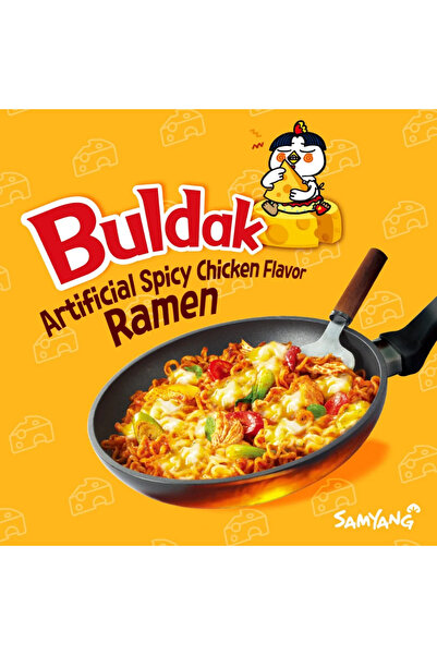 samyang buldak Cheese Spicy Chicken Flavor Ramen Peynirli Acılı Tavuk 130 gr