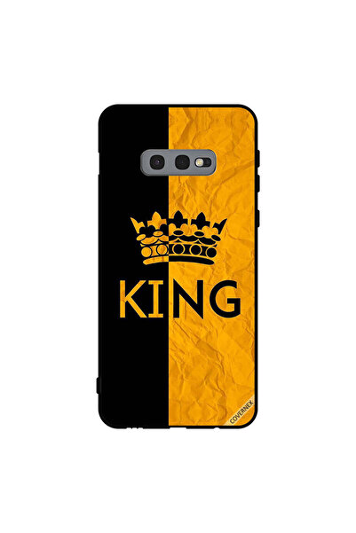 Covernex غطاء حماية لهاتف سامسونج جالاكسي S10e - أسود وأصفر