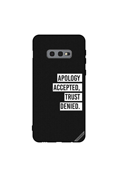 Covernex غطاء حماية لهاتف سامسونج جالكسي S10e، اعتذار مقبول، ثقة متبادلة