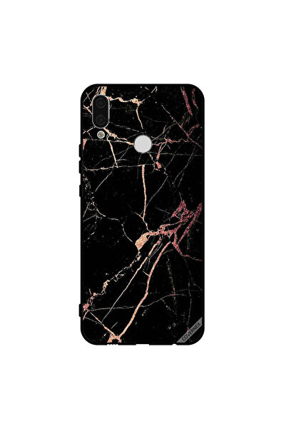 Covernex غطاء حماية لهاتف هواوي نوفا 3e بنمط رخامي أسود