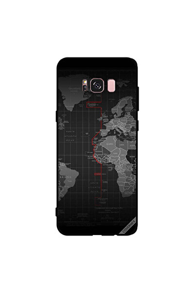 Covernex غطاء حماية لهاتف سامسونج جالاكسي S8+ بطبعة حدود المحيط