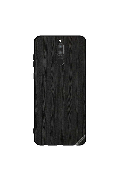 Covernex غطاء حماية لهاتف هواوي ميت 10 لايت بنمط خشبي أسود