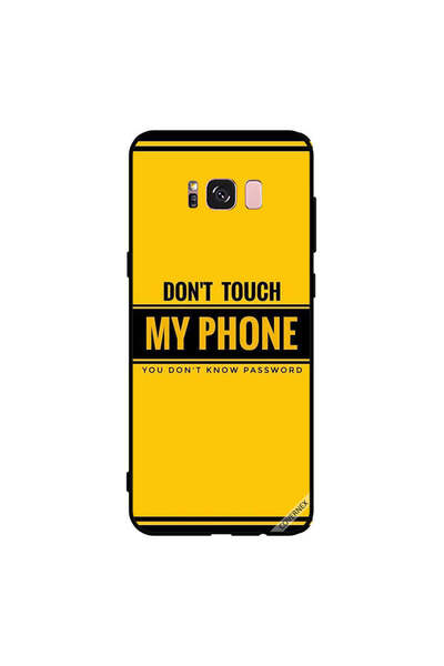 Covernex غطاء حماية لهاتف سامسونج جالاكسي S8+ مكتوب عليه "لا تلمس هاتفي، أنت ...