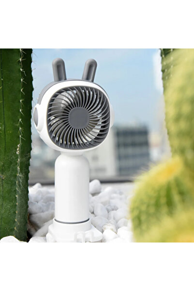 Microcase FN40 Telefon Tutacaklı Şarj Edilebilir Elde Taşınabilir Mini Fan - ...