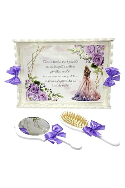 OEM Set tava pentru gatitul miresei, personalizat mire si mireasa, format din 3 piese