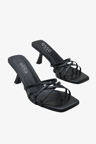 ESSE CO Luna Women's Elegant Short Heeled Daily Slippers