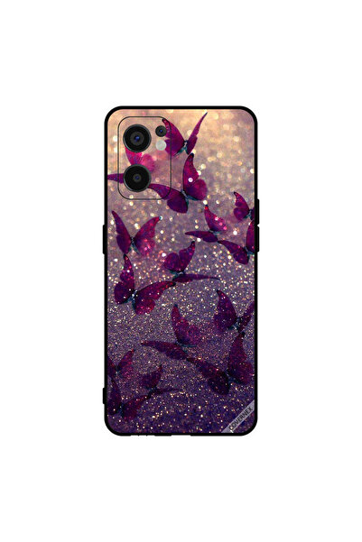 Covernex Protective Case Cover For Oppo Reno7 SE 5G Glitter Butterflies