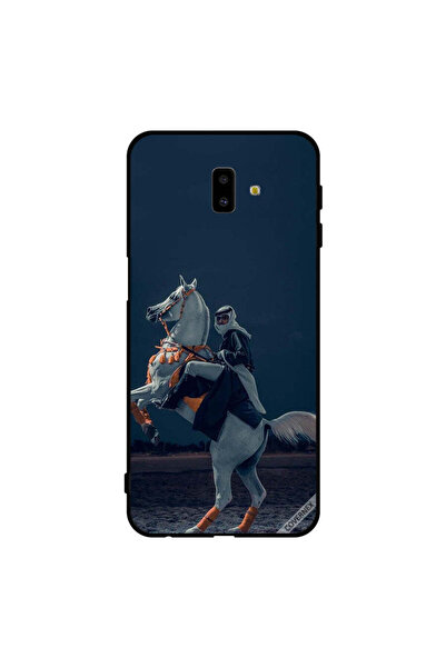 Covernex غطاء حماية لهاتف سامسونج جالاكسي J6+ - شاب على حصان
