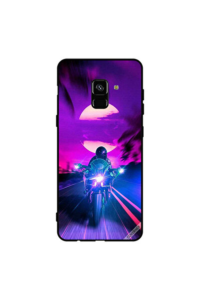 Covernex غطاء حماية لهاتف سامسونج جالاكسي A8+ (2018) راكب الدراجة النارية يتر...