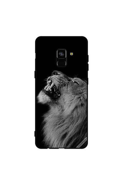 Covernex غطاء حماية لهاتف سامسونج جالاكسي A8+ (2018) - أسد مبتهج
