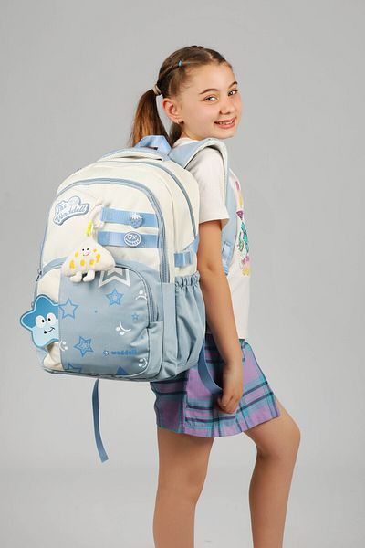 Waddell Rucsac casual cu licență Twil Star Pattern, rucsac școlar