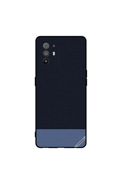 Covernex غطاء حماية لهاتف Oppo A95 بنقشة أشكال منقطة باللون الأزرق