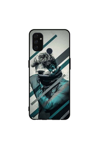 Covernex غطاء حماية لهاتف Oneplus Nord N100 بتصميم وجه ميسي المختبئ