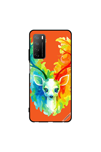 Covernex غطاء حماية لهاتف Honor Play 4 - غزال ملون