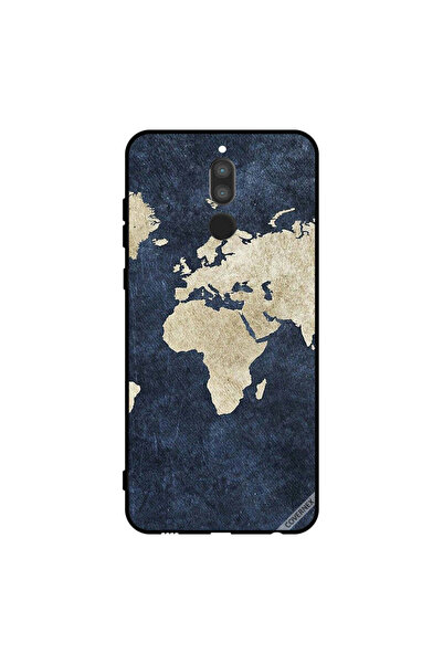 Covernex غطاء حماية لهاتف هواوي ميت 10 لايت بنمط خريطة على الجينز