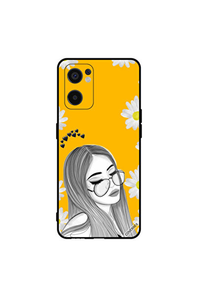 Covernex غطاء حماية لهاتف Oppo Reno7 SE 5G - فتاة تحب خيالات النظارات