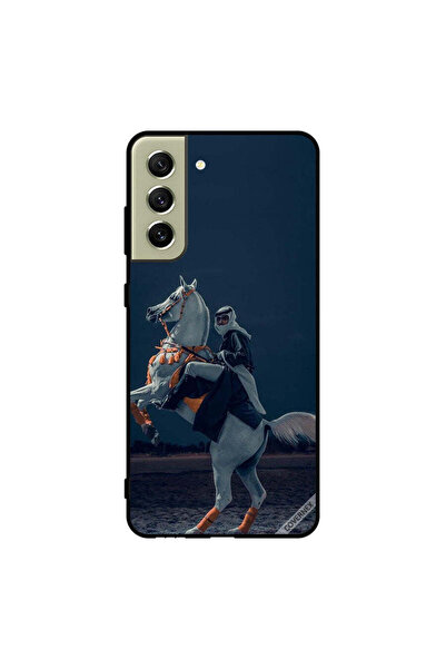 Covernex غطاء حماية لهاتف سامسونج S21 FE، شاب على حصان
