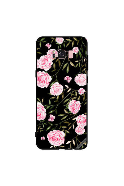 Covernex غطاء حماية لهاتف سامسونج جالاكسي S8+ بنقشة ورود وردية في باقات من ال...