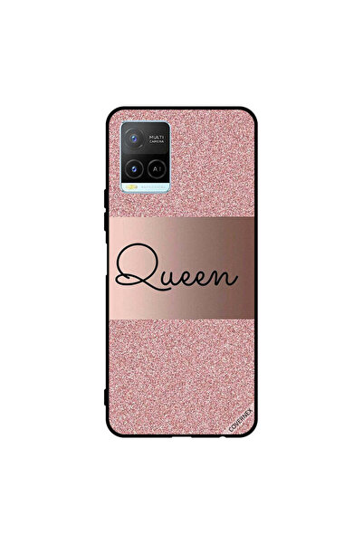 Covernex غطاء حماية لهاتف Vivo Y32 Queen Glitters Bg
