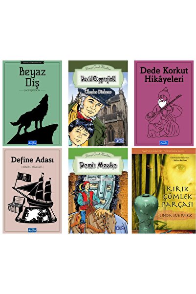Beyaz Balina Yayınları BEYAZ BALİNA YAYINLARI ORTAOKUL 6 KİTAP SET VE KIRIK Ç...