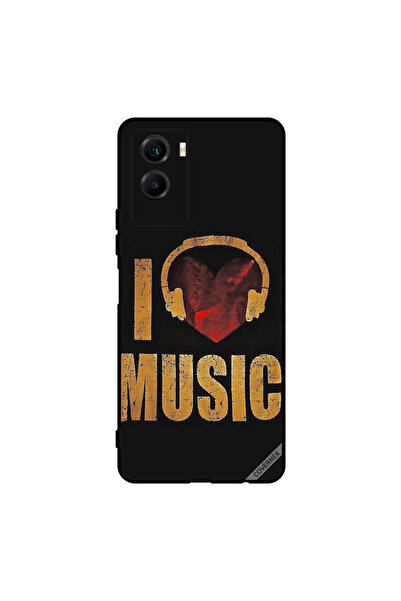 Covernex غطاء حماية لهاتف Vivo Y55s 5G Vintage I Love Music