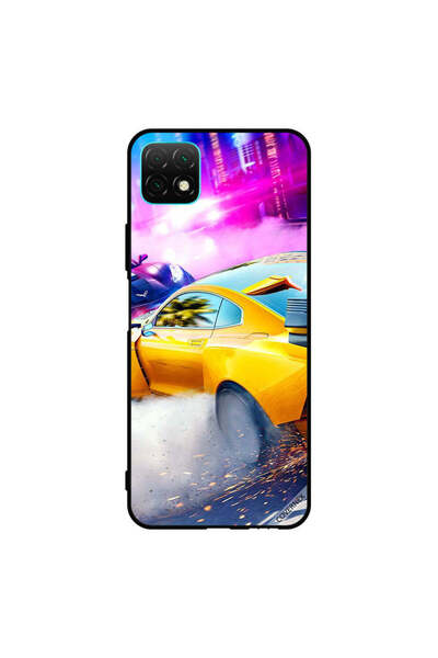 Covernex غطاء حماية لهاتف هواوي نوفا Y60 - سيارة صفراء
