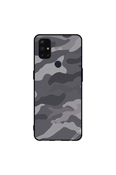Covernex غطاء حماية لهاتف Oneplus Nord N10 5G بنمط تمويه رمادي