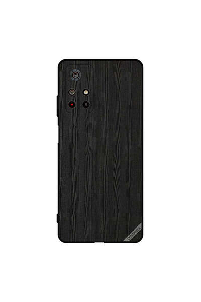 Covernex غطاء حماية لهاتف Poco M4 Pro بنمط خشبي أسود