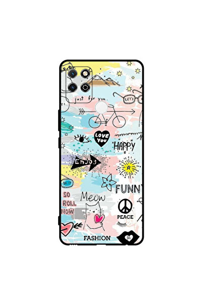 Covernex غطاء حماية لهاتف Honor Play 5T Doodle Meow Enjoy