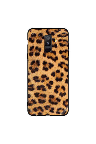 Covernex غطاء حماية لهاتف سامسونج جالاكسي A6+ (2018) بنقشة جلد النمر باللونين...