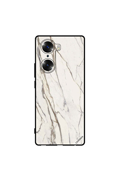 Covernex غطاء حماية لهاتف Honor 60 بنمط رخامي أبيض متشقق