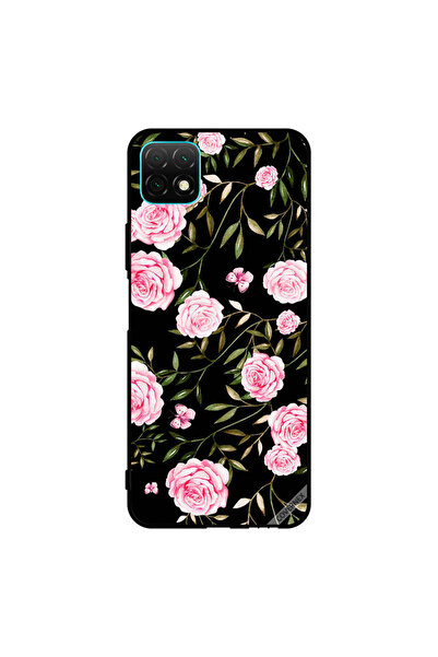 Covernex غطاء حماية لهاتف هواوي نوفا Y60 ورود وردية في باقات من الأوراق الصغيرة