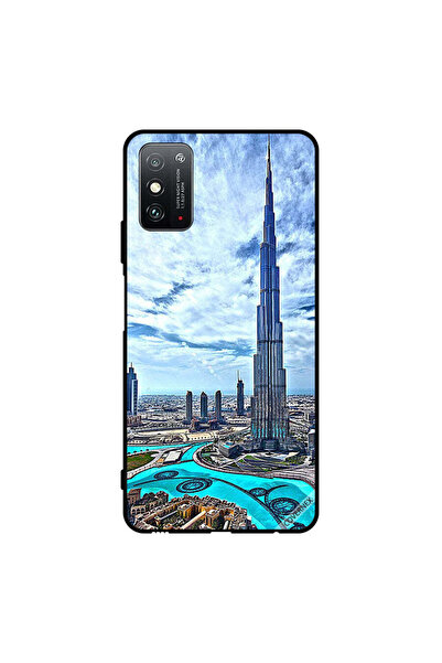 Covernex غطاء حماية لهاتف Honor X10 Max 5G - برج خليفة - غيوم مؤثرة
